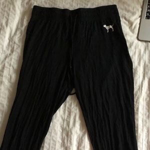 black vs pink joggers